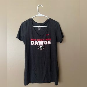 Georgia Nike Women’s V Neck Tee